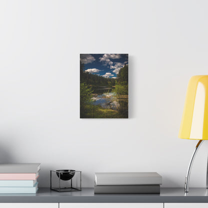 Vilnius Lake, Lithuania Matte Canvas, Stretched, 1.25"