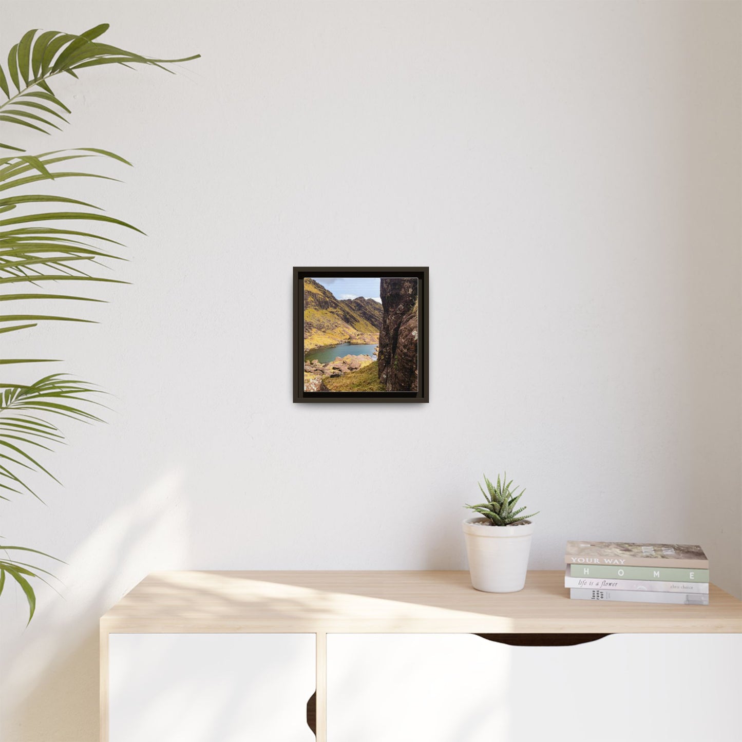 Mount Brandon Valley Matte Canvas, Framed (Multi-color)