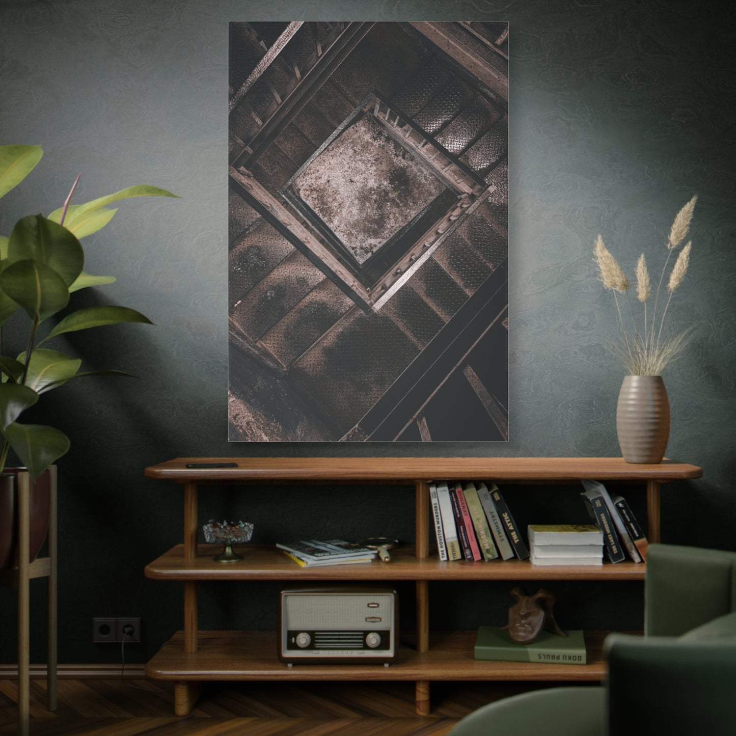 Stairs to Demon World Matte Canvas, Stretched, 1.25"