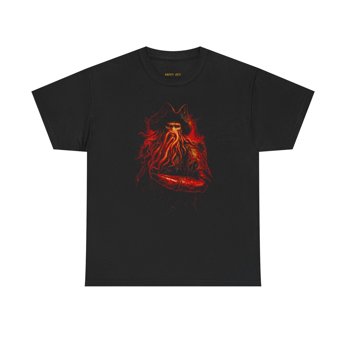 Viking Fire God T‑Shirt – Fiery Norse Beard Warrior Tee
