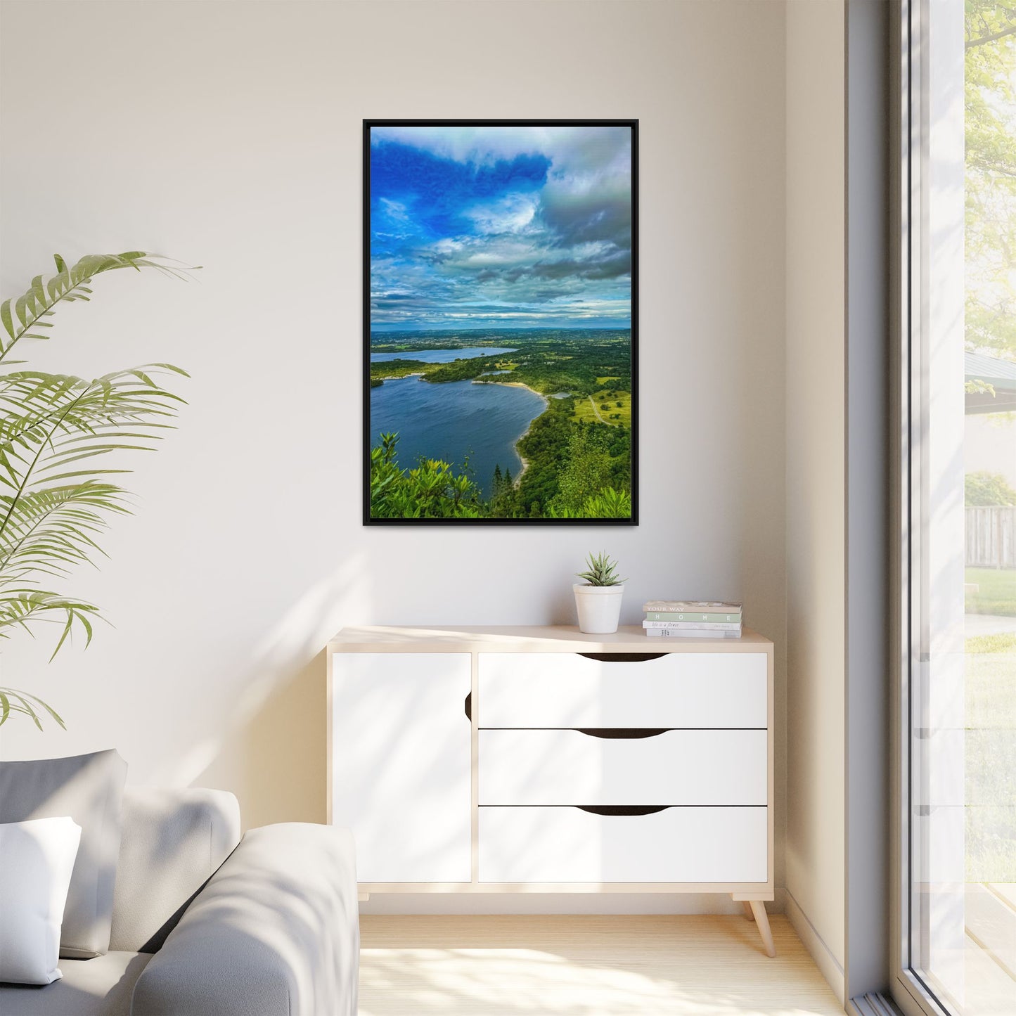 Killarney Trail 2 Matte Canvas, Framed (Multi-color)
