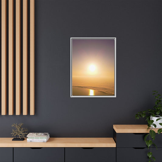Sunset on Mount Brandon Matte Canvas, Framed (Multi-color)
