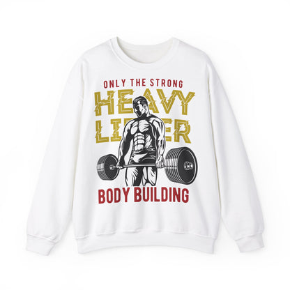 Unisex Heavy Lifter  Heavy Blend™ Crewneck Sweatshirt - Bold Bodybuilding Design