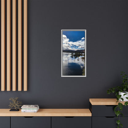 Lake Matte Canvas, Framed (Multi-color)
