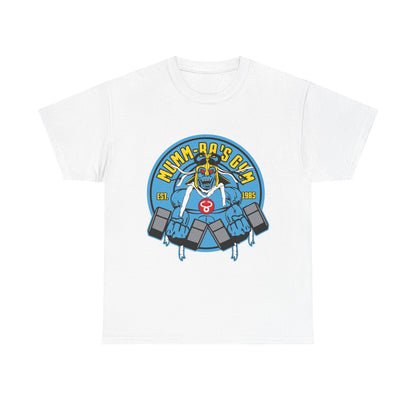 Mmm-Ba's Gym Unisex Heavy Cotton Tee - Fun Fitness Graphic Tee for Workout Enthusiasts White