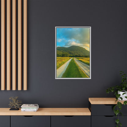 Mountain Torc Matte Canvas, Framed (Multi-color)