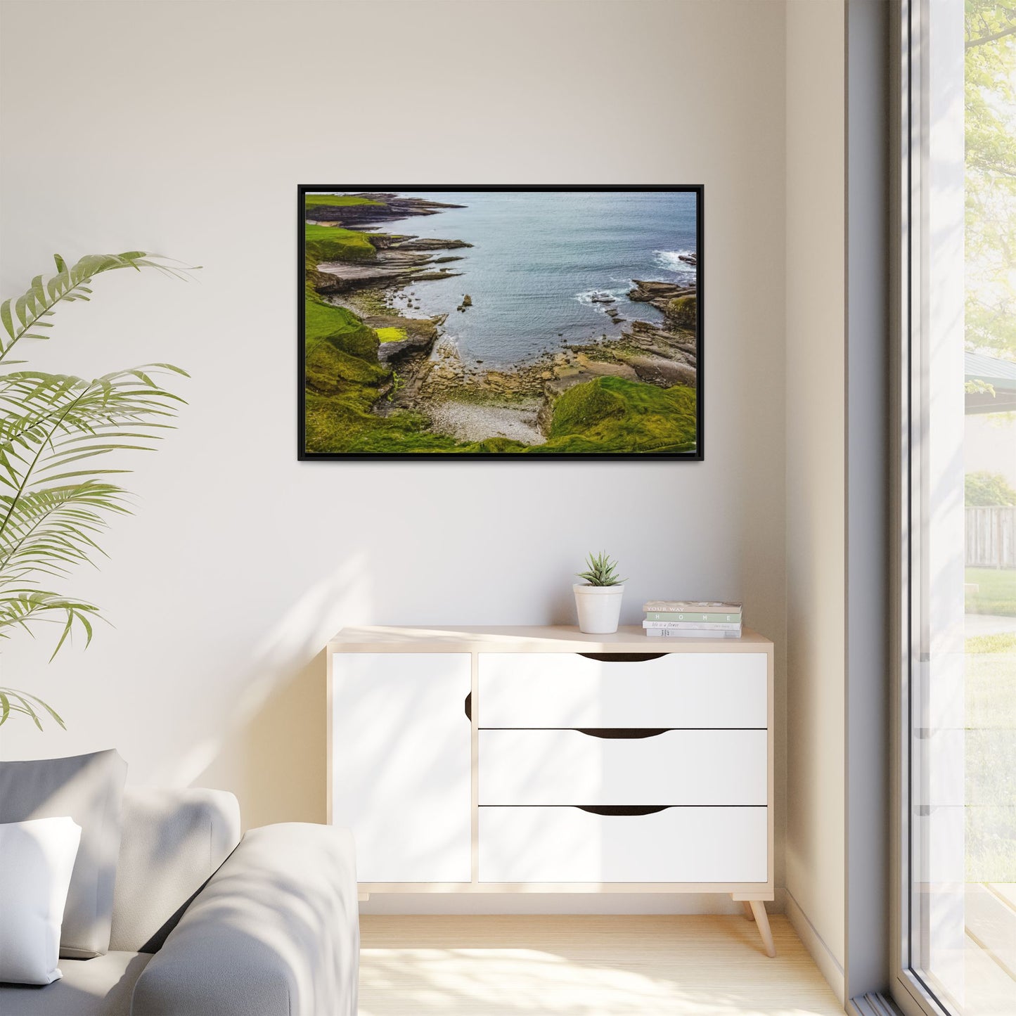 Somewhere in Sligo Matte Canvas, Framed (Multi-color)