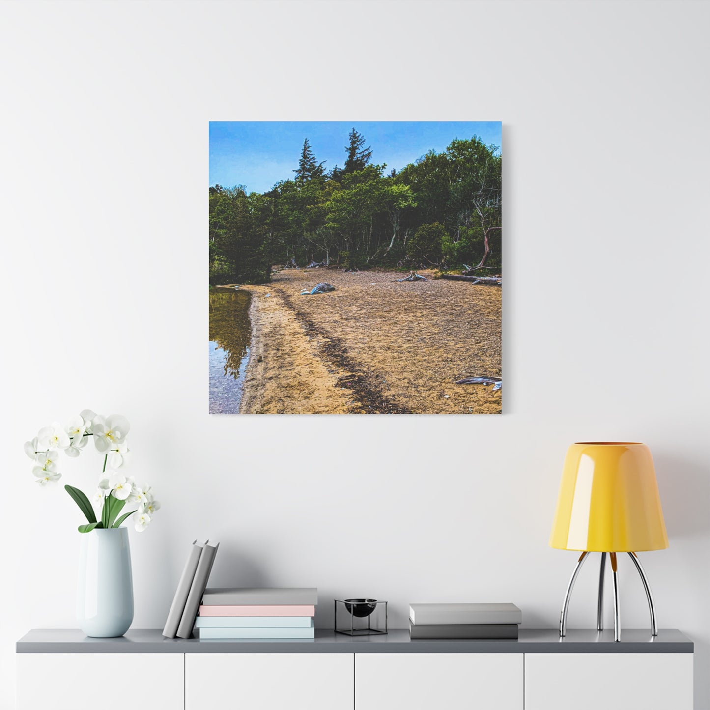 Muckross Lake Beach Matte Canvas, Stretched, 1.25"
