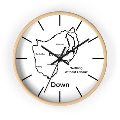 Down County Wall Clock