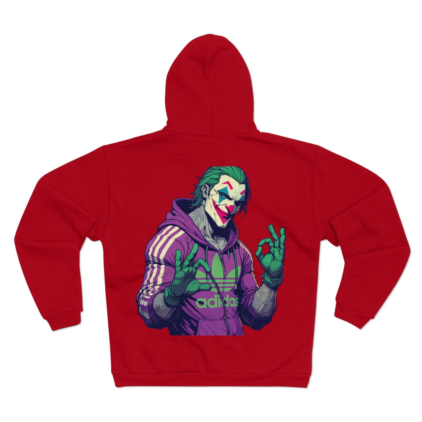 No Pain No Gain Joker Unisex Hooded Zip Sweatshirt