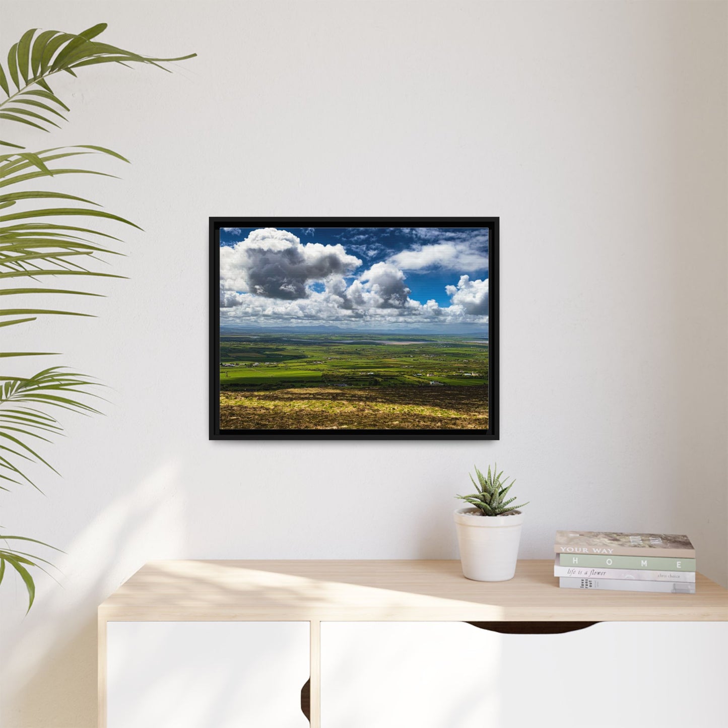 Kerry Panorama Matte Canvas, Framed (Multi-color)