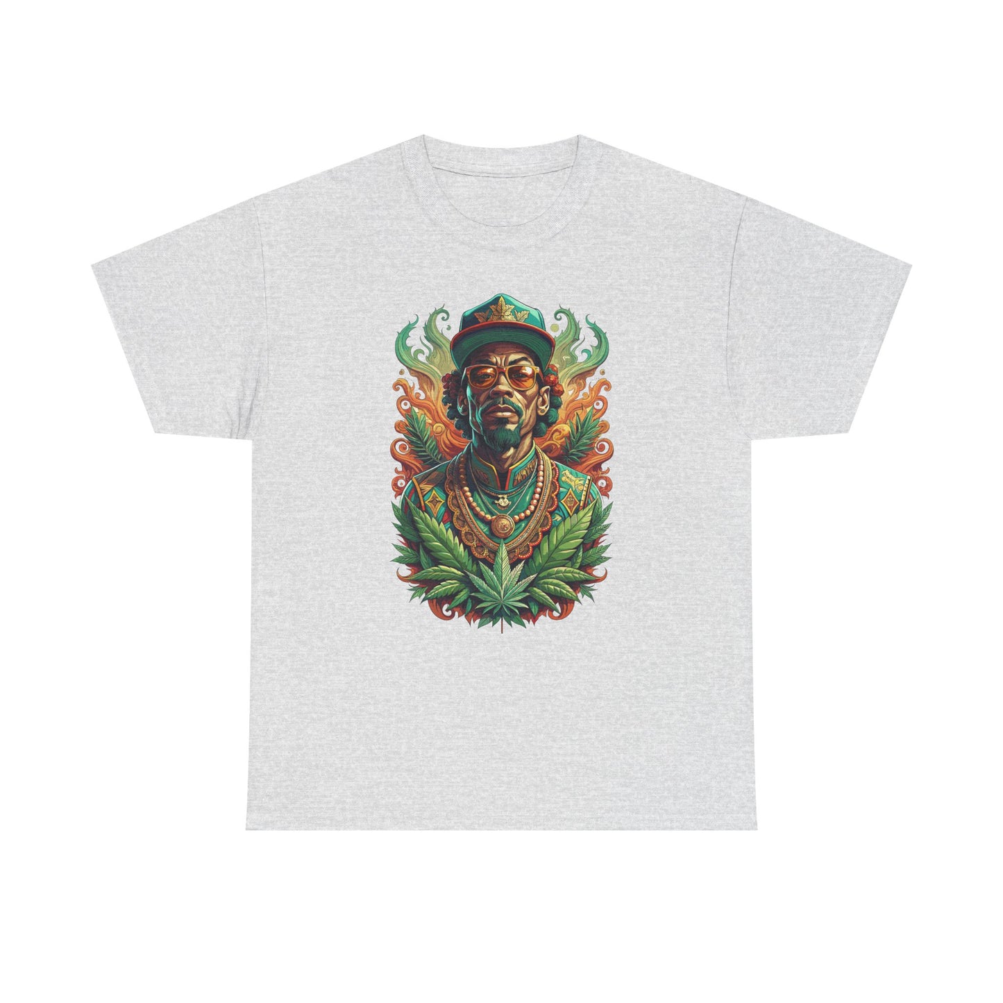Reggae Lion Tee — Rasta Portrait Graphic T-Shirt