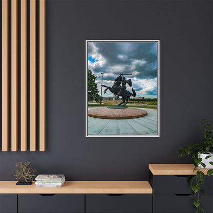 Kaunas Matte Canvas, Framed (Multi-color)