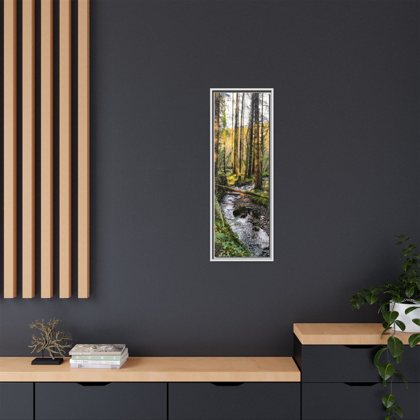 Glanageenty Forest Trail 2 Matte Canvas, Framed (Multi-color)