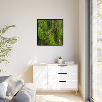 Glanageenty Forest Matte Canvas, Framed (Multi-color)