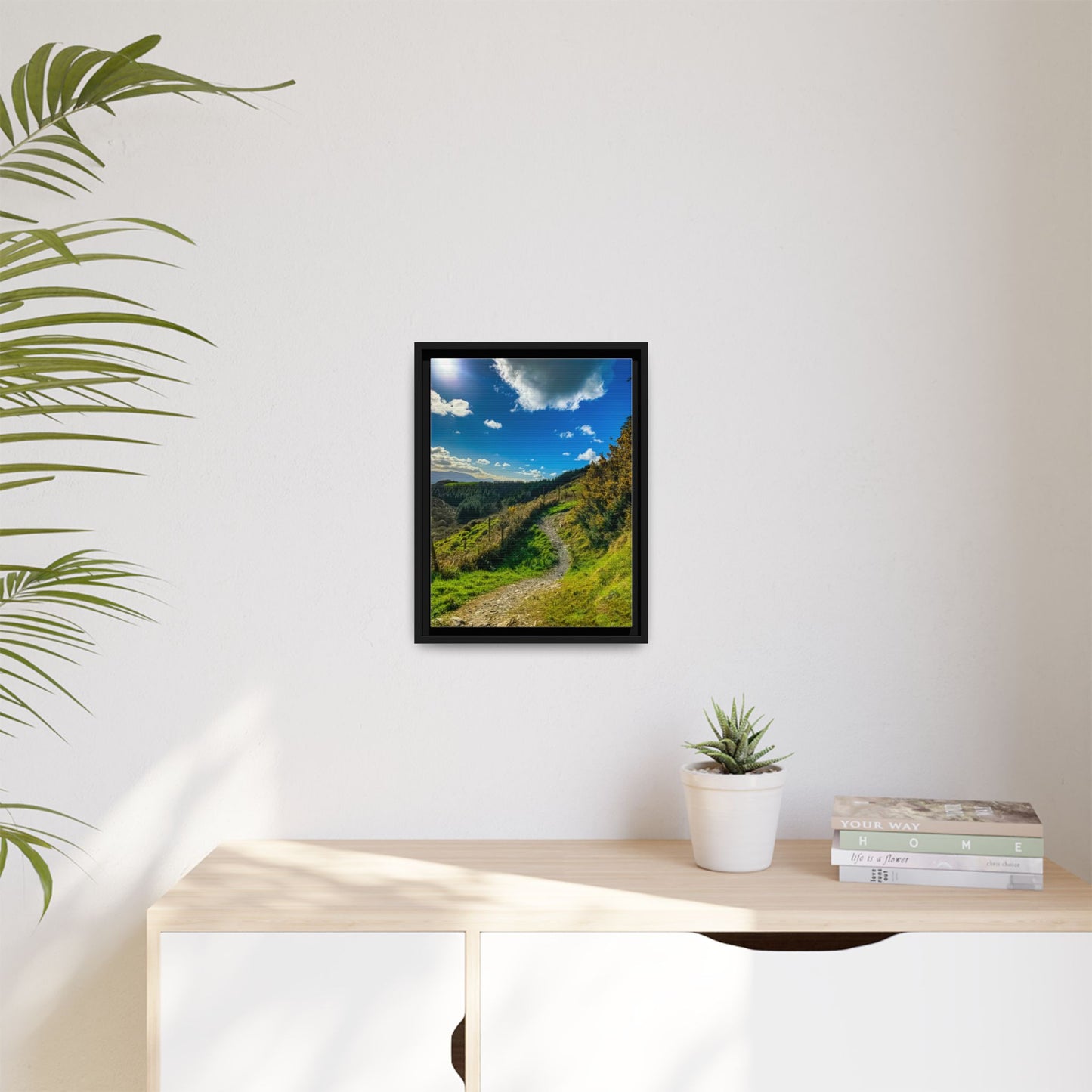 Glanageenty Forest Trail Matte Canvas, Framed (Multi-color)