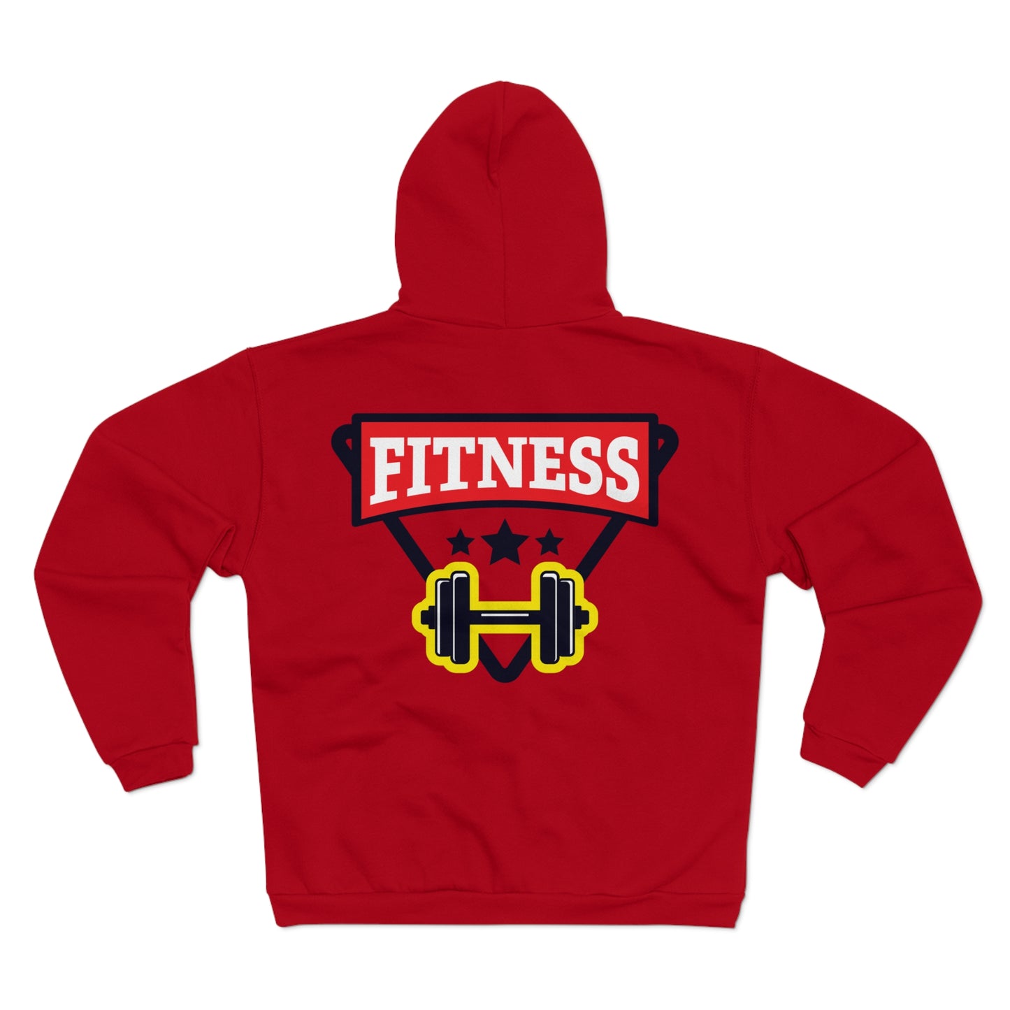 Fitness Motivation Unisex Hooded Zip Sweatshirt - Ideal for Workout Enthusiasts