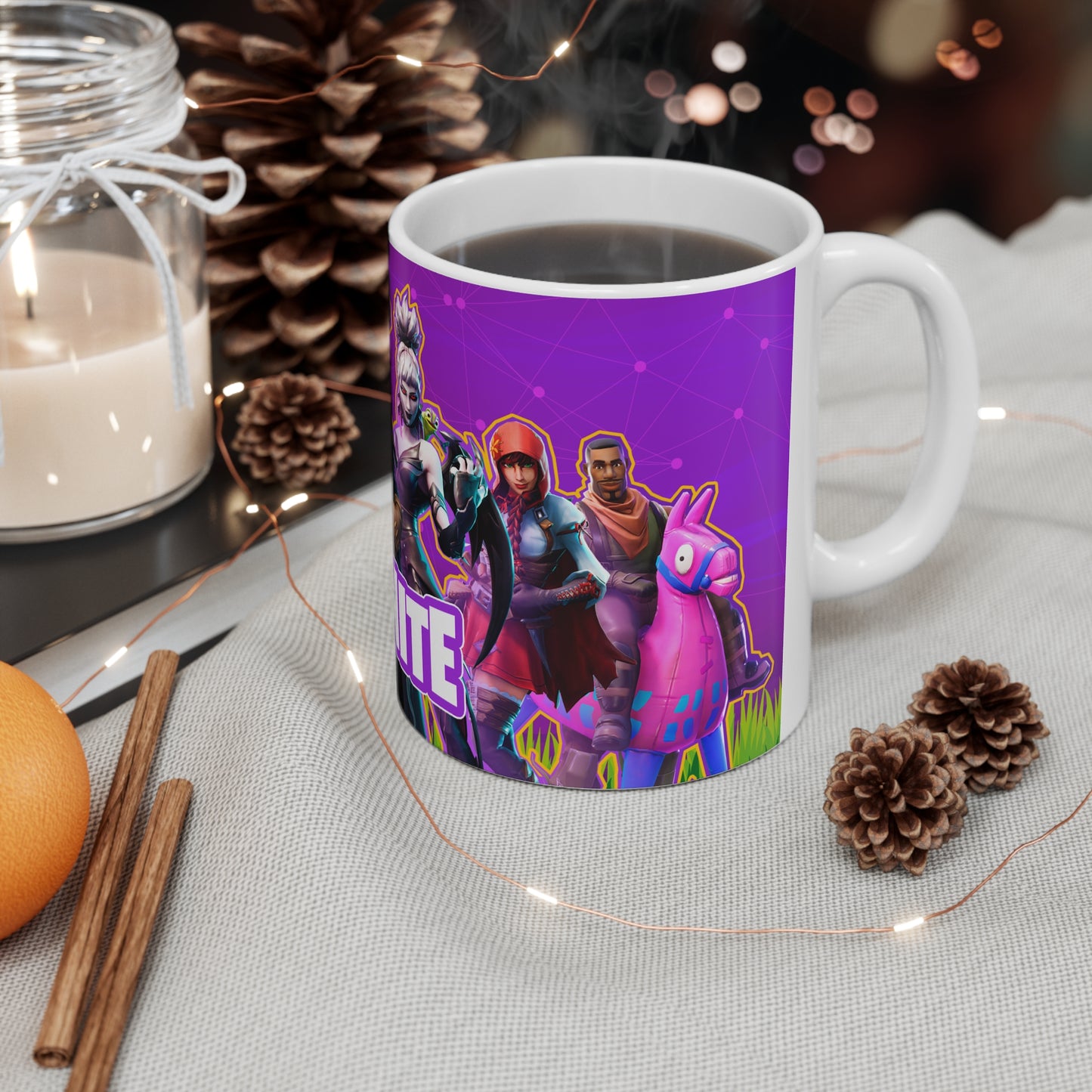Fortnite Ceramic Coffee Cups - 11oz & 15oz - Gaming Themed Mugs for Fans