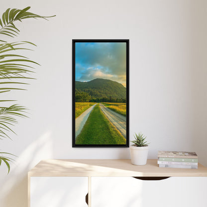 Mountain Torc Matte Canvas, Framed (Multi-color)