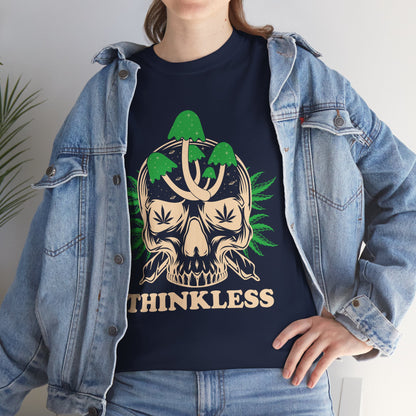 Mushroom Skull 'THINKLESS' T-Shirt