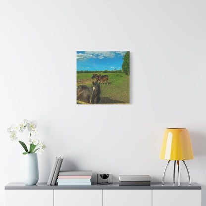 Horse Matte Canvas, Stretched, 1.25"