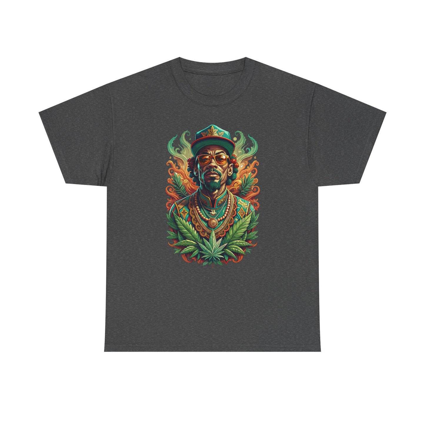 Reggae Lion Tee — Rasta Portrait Graphic T-Shirt