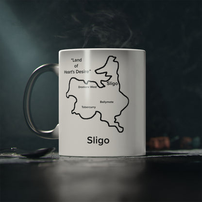Sligo Magic Mug: Color - Changing Coffee Cup with Artistic Map Design