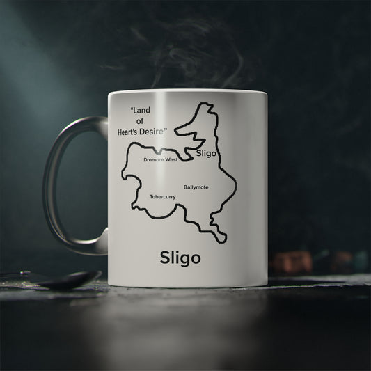 Sligo Magic Mug: Color - Changing Coffee Cup with Artistic Map Design