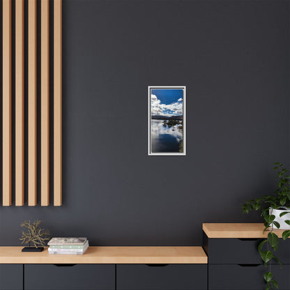 Lake Matte Canvas, Framed (Multi-color)