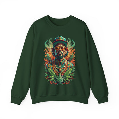 Reggae Lion — Rasta Portrait Graphic Sweatshirt