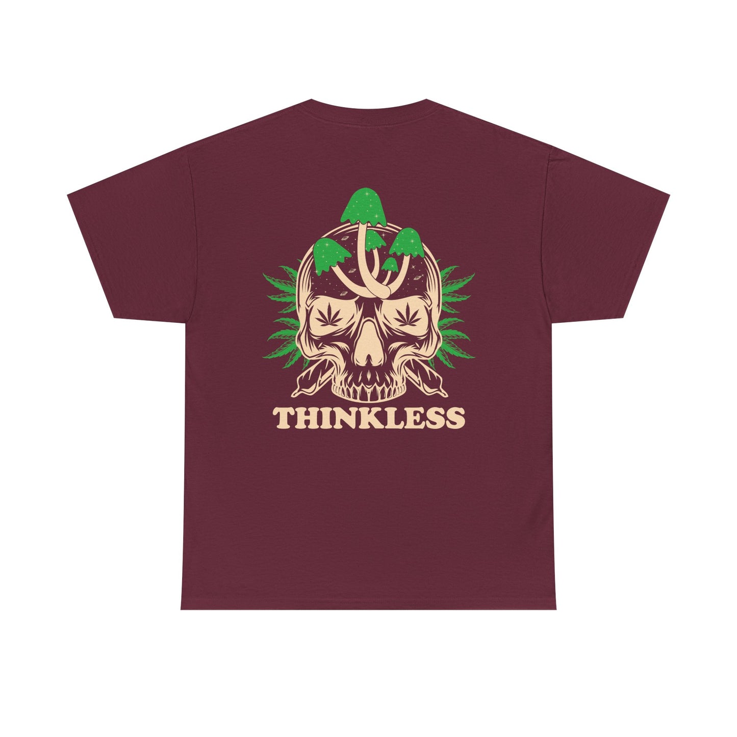 Mushroom Skull 'THINKLESS' T-Shirt
