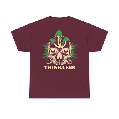 Mushroom Skull 'THINKLESS' T-Shirt