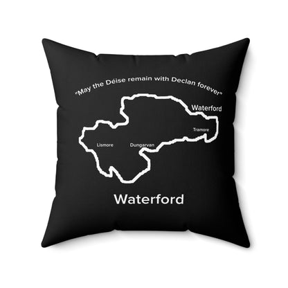 Waterford Spun Polyester Square Pillow Black Edition 4 Sizes