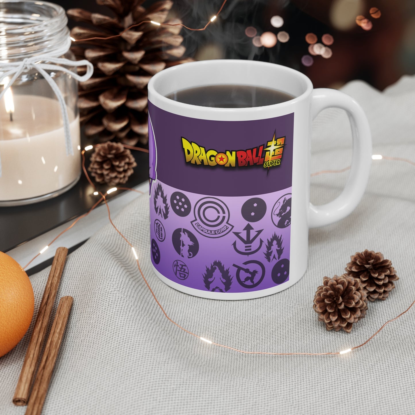 Dragon Ball Super Ceramic Coffee Mug - 11oz & 15oz, Anime Art Design