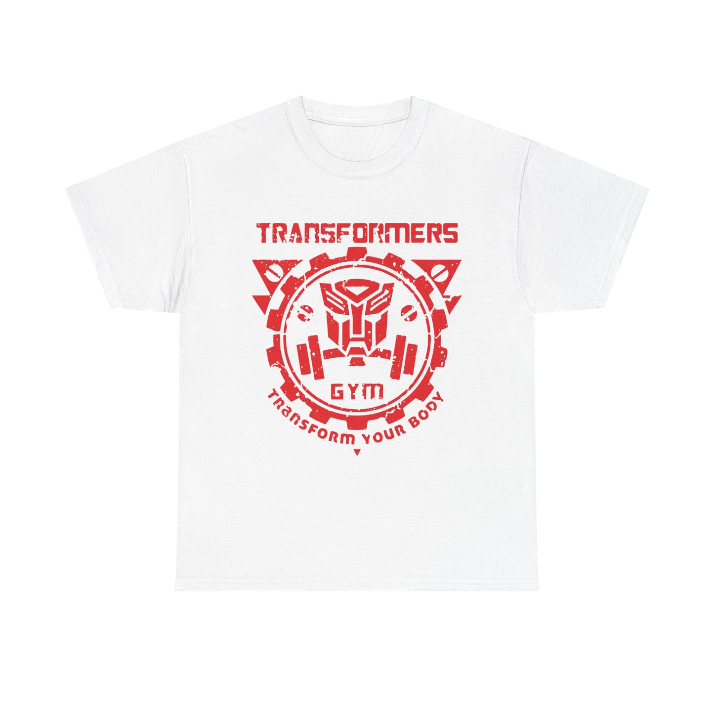 Transformers Gym Unisex Heavy Cotton Tee - Transform Your Body