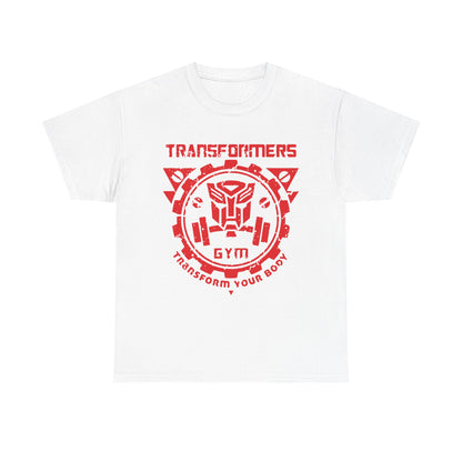 Transformers Gym Unisex Heavy Cotton Tee - Transform Your Body