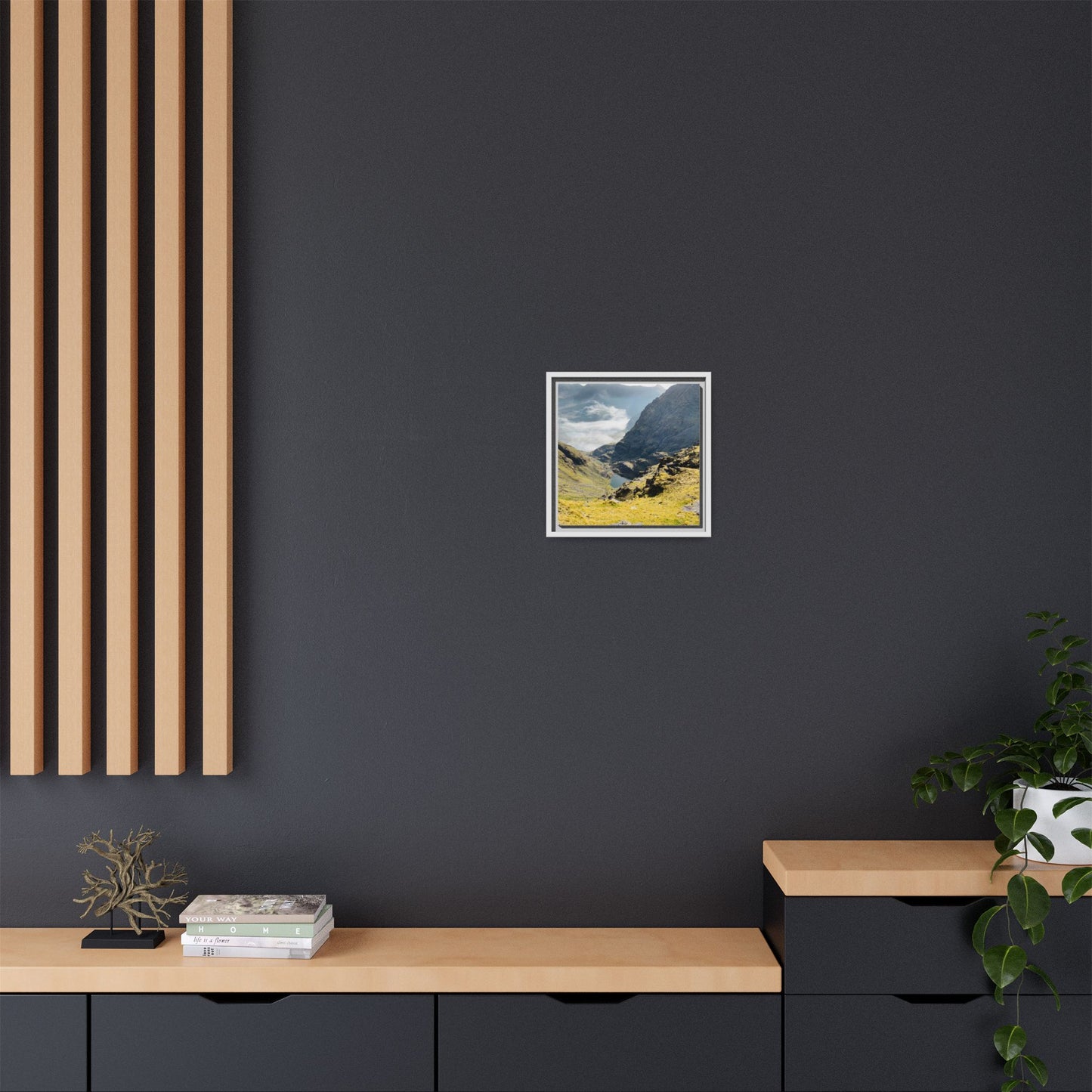 Kerry Mount Matte Canvas, Framed (Multi-color)
