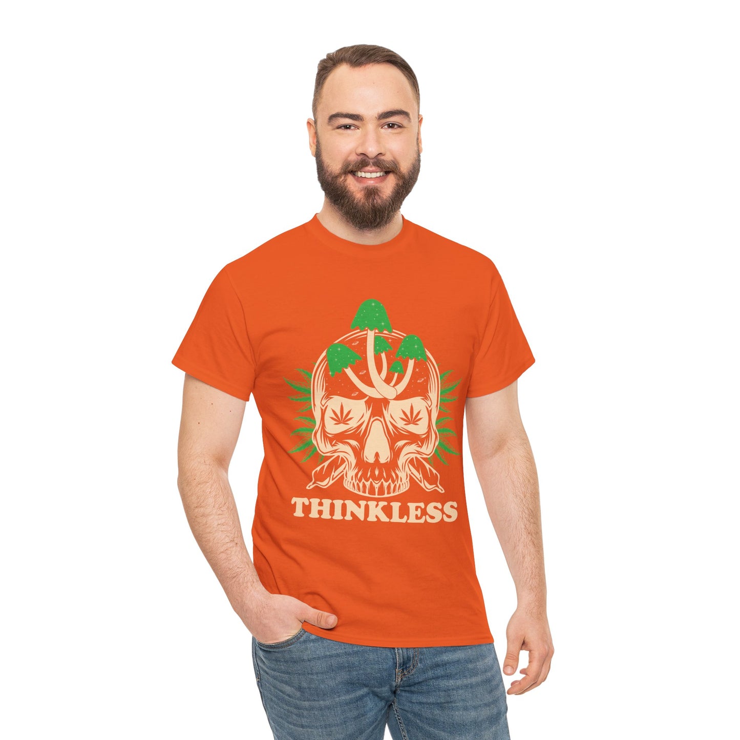 Mushroom Skull 'THINKLESS' T-Shirt