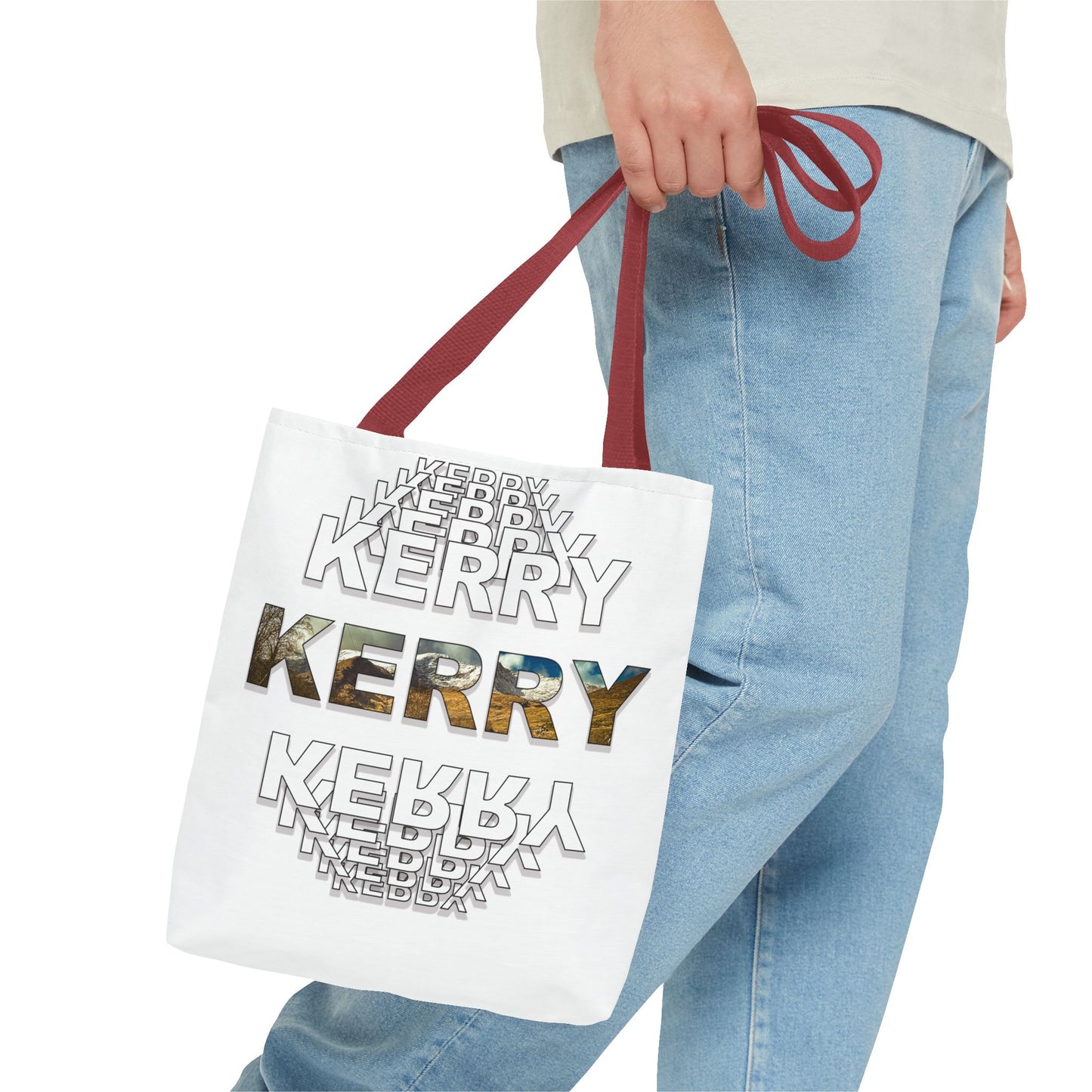 Kerry Kerry white Tote Bag (AOP)