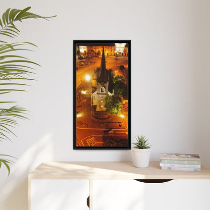 Listowel Church Matte Canvas, Framed (Multi-color)