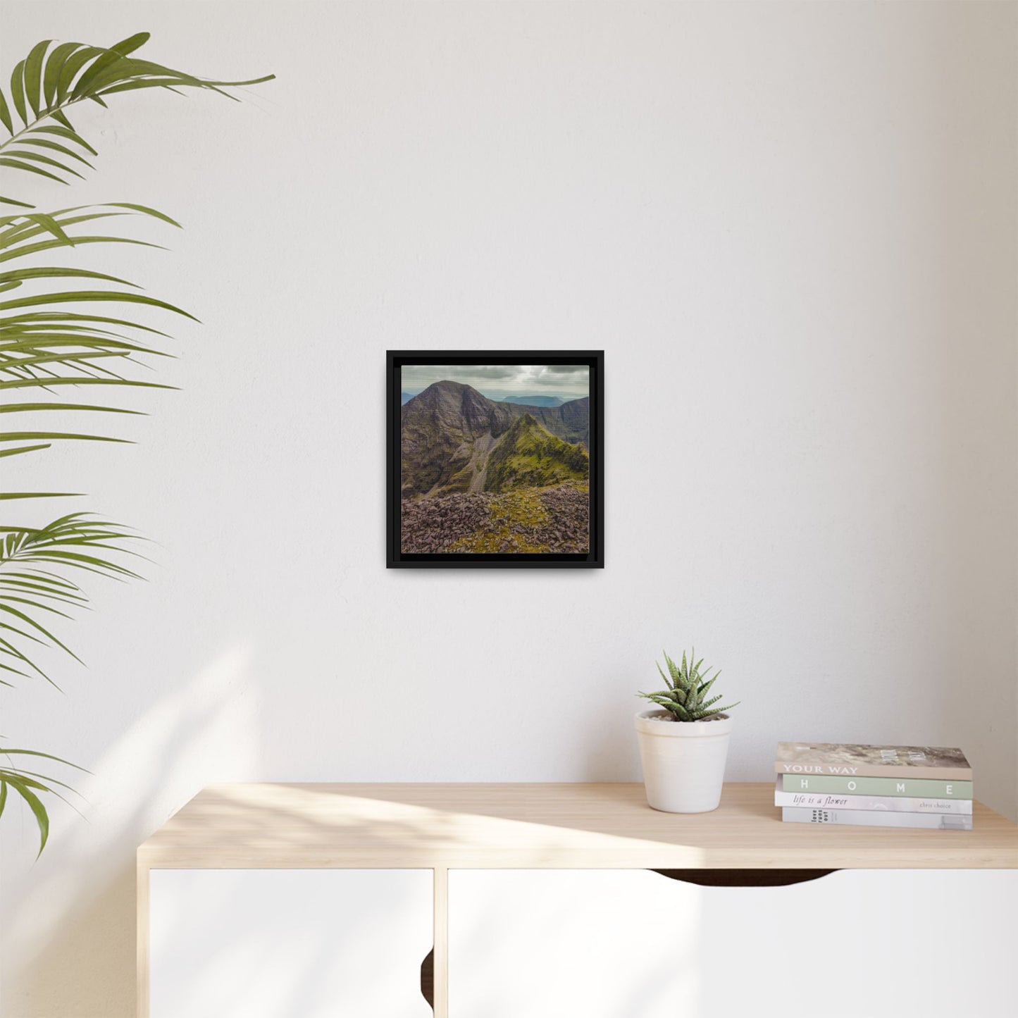 Halfway to Carrauntoohil Matte Canvas, Framed (Multi-color)