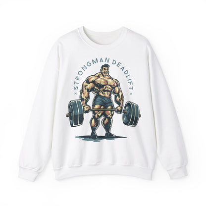 Strongman Deadlift Unisex Heavy Blend™ Crewneck Sweatshirt for Fitness Enthusiasts