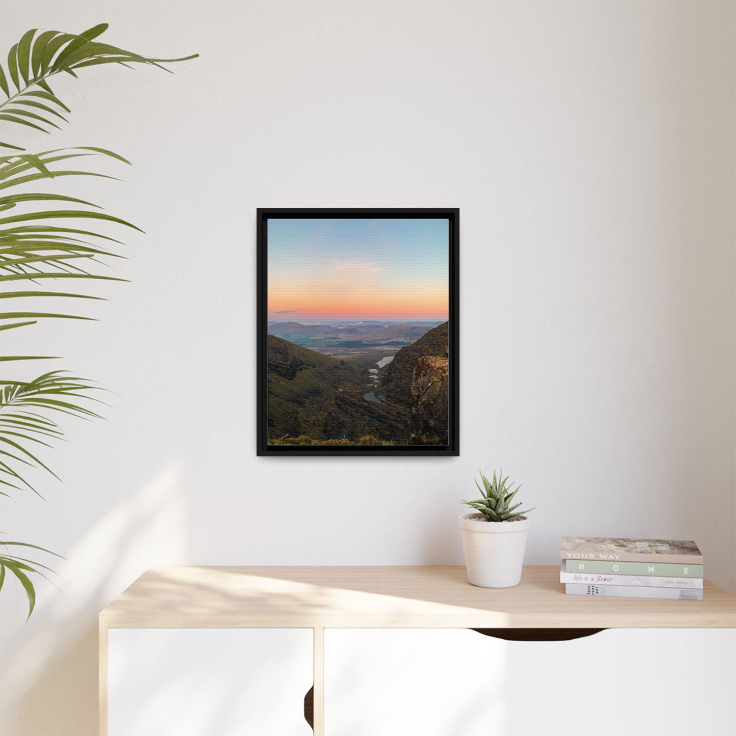 On The Way To Mount Brandon Matte Canvas, Framed (Multi-color)