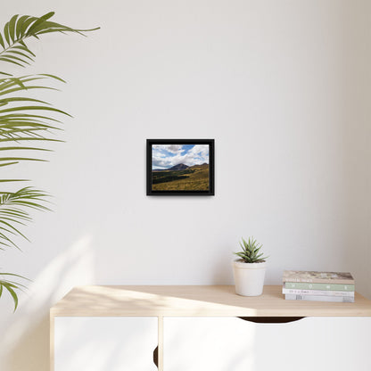 Mount Brandon Matte Canvas, Framed (Multi-color)