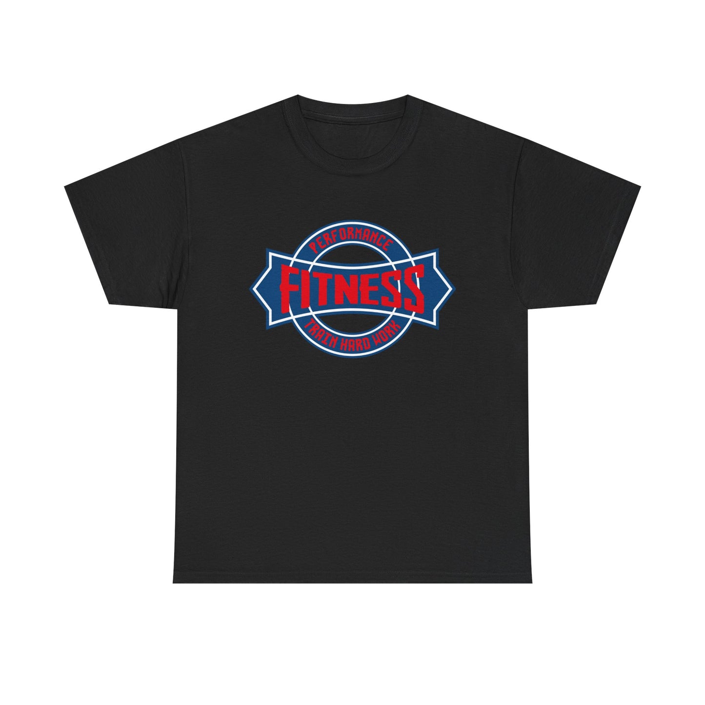 Fitness Performance Unisex Heavy Cotton Tee Black