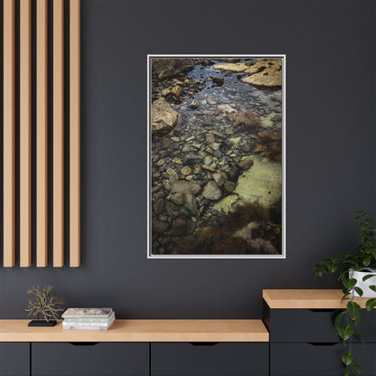 Rocks Matte Canvas, Framed (Multi-color)