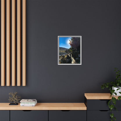 Glanteenassig Trail Matte Canvas, Framed (Multi-color)