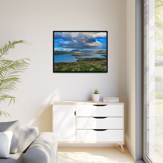 Unknown Mountain Matte Canvas, Framed (Multi-color)