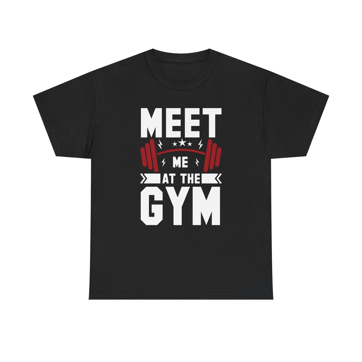 Gym Motivation Unisex Heavy Cotton Tee - "Meet Me at the Gym"