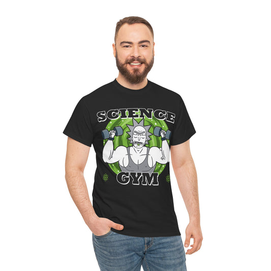 Science Gym Unisex Heavy Cotton Tee Black